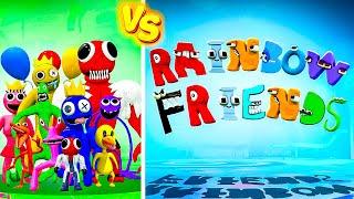 РАДУЖНЫЕ ДРУЗЬЯ ПРОТИВ ИХ ИМЕН ИЗ БУКВ АЛФАВИТ ЛОРА В ГАРРИС МОД RAINBOW FRIENDS В Garrys Mod