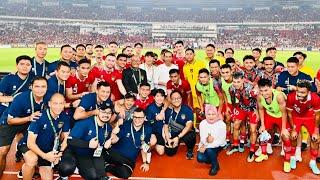 Presiden Jokowi Saksikan Laga Sepak Bola Indonesia-Argentina Jakarta 19 Juni 2023
