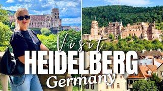 What To Do In HEIDELBERG Germany Old Town I Palace I Boat Tour