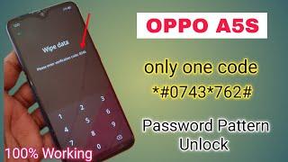 Oppo A5s Ka Lock Kaise Tode  Oppo A5s Hard Reset Forgot Password & Factory Reset  April 2022