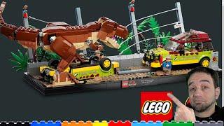 New LEGO Jurassic Park & World reveals T.rex Breakout Triceratops Pickup Ambush Pyroraptor & Dilo