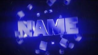 Best Free Blue 3D Intro Template Blender Fast Render