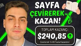 HIZLI OL SADECE SAYFA ÇEVİREREK GÜNDE $40 PARA KAZAN - İnternetten Para Kazanma 2024