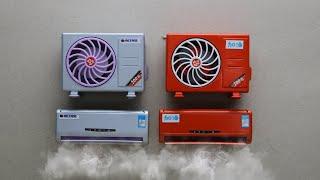 Top 2 Miniature Air Conditioner Unboxing Toy & Test Video  Best Gadgets AC