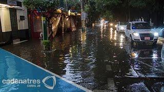 Lluvias intensas causan severas inundaciones en Guadalajara Jalisco