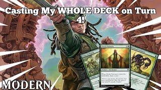 Casting My WHOLE DECK on Turn 4  MH3 Elves  Modern  MTGO