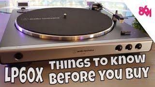 Audio-Technica LP60X What to know before you buy