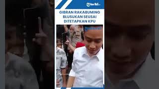 Momen Gibran Rakabuming Blusukan Seusai Ditetapkan Jadi Wakil Presiden Bagi bagi Susu ke Anak anak