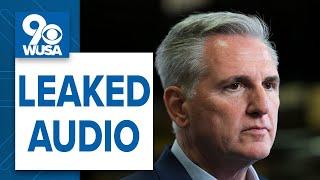 Secret audio of Republican Kevin McCarthy leaked by former DC police officer