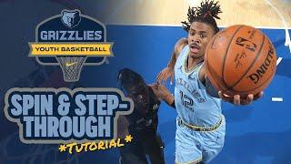 Learn Ja Morants Spin & Step-Through Move - Basketball Skills & Drills w Brandon Branch