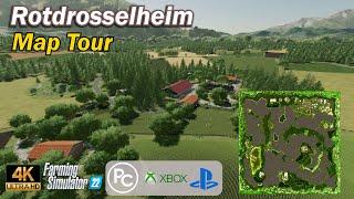 Rotdrosselheim  Map Tour  Farming Simulator 22