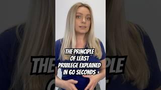 The a Principle of Least Privilege Explained in 60 Seconds