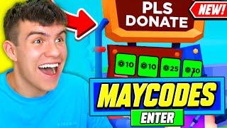 *NEW* ALL WORKING CODES FOR PLS DONATE IN MAY 2024 ROBLOX PLS DONATE CODES