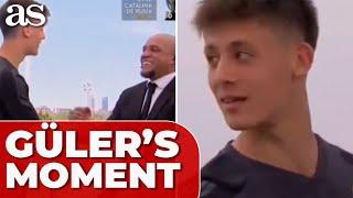 SURPRISE MOMENT ROBERTO CARLOS stuns ARDA GÜLER with farewell during RM TV INTERVIEW