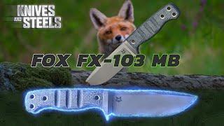 Fox Knives FX-103 MB  bushcraft spirit knife