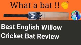 English Willow Leather Ball Bat  Machine