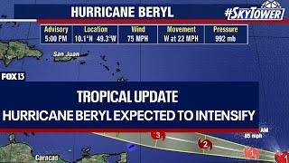 Beryl becomes first hurricane of 2024 season