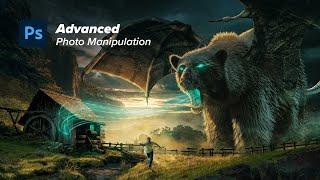 Epic Photo Manipulation Angry Bear  Photoshop Tutorial