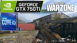 Call of Duty WARZONE - GTX 750 Ti 2GB + i5 10400F - 720p Low Settings