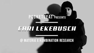 Techno set by Cari Lekebusch at Materia x Kombination Research Stage  Verknipt  Amsterdam ADE