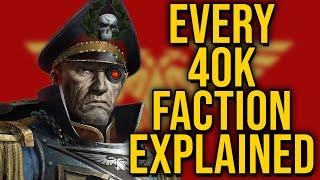 Every single Warhammer 40k WH40k Faction Explained  Part 1