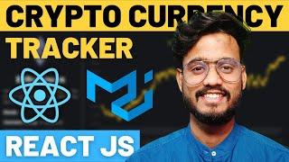 Cryptocurrency Tracker with React JS Material UI and Chart JS Tutorial 