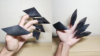 How to make paper claw easy  Origami claw