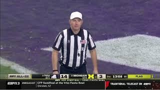 2022 CFP Semifinal - Michigan vs TCU - ALL 22 with ESPN Radio Call Condensed