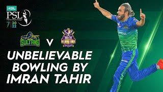 Unbelievable Bowling By Imran Tahir  Multan Sultans vs Quetta Gladiators  Match 7  HBL PSL 7