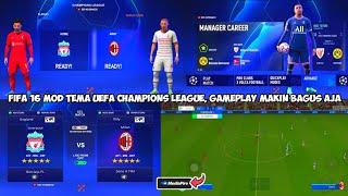 FIFA 16 MOD FIFA 23 Android Offline  UEFA Champions League  New Update Transfer & Kits 202223 