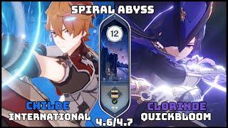 C0 Childe and C0 Clorinde  Spiral Abyss 4.64.7  Genshin Impact