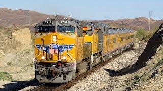 HD Railfanning the UP Lordsburg Phoenix and Gila Subdivisions in Early 2017