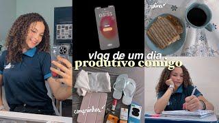 VLOG um dia produtivo comigo  rotina comprinhas…