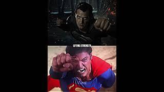 Superman Cavill vs Superman Reeve #dc