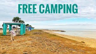 Free Camping at Indianola Beach Park in TX