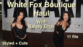 White Fox Boutique Haul *50K CASH GIVEAWAY* 11 fits