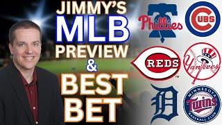 Best MLB Picks & Predictions Today  Triple Play With Jimmy Adams  7324 MLB Best Bets