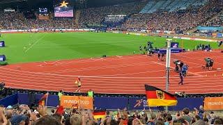 Julian Weber Wins Munich 2022 Javelin Final  Speerwurf Finale European Championships München LIVE