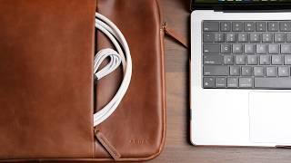 The Perfect Leather Sleeve for MacBook Pro  The Chase by Andar 