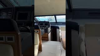 Inside a luxury yacht