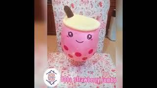 Boneka Boba Bubble Milk Tea Brown Sugar Ukuran JUMBO #SHOPE#SHOPEE11.11