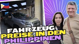 Vehicle prices in the #philippines  Mitsubishi Triton & Honda iClick at Mega World Mall