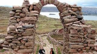 Amantani and Taquile islands in Lake Titikaka Peru