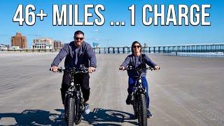 46+ MILES On NEW HJM E-BIKES a single charge