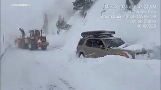 Blizzard conditions bring snowmageddon to NorCals Tahoe area