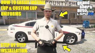 How To Easily Install EUP & Custom EUP Uniforms - Step By Step GTA 5 Real Life Police Mods