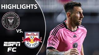 MESSI MAKES HISTORY  Inter Miami vs. New York Red Bulls  MLS Highlights