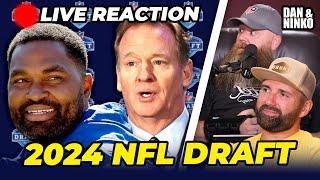  Live Reaction  2024 NFL Draft