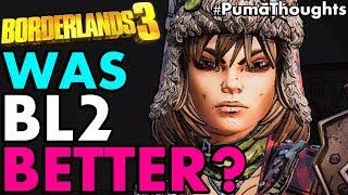 IS BORDERLANDS 3 BAD???? Why Borderlands 2 is Better than Borderlands 3 #PumaThoughts