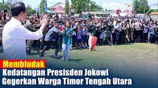 Membludak.. Jokowi Gegerkan Warga Timor Tengah Utara